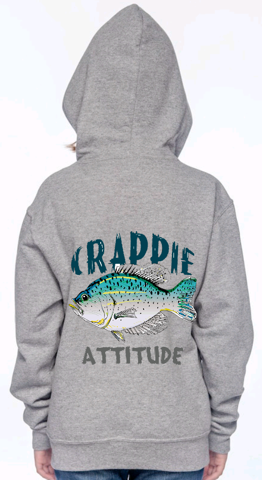 Fishing Crappie Hoodie | Crappie Attitude Hoodie